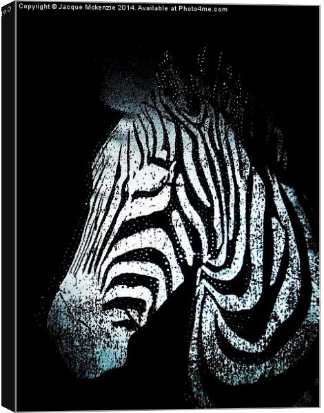  ZEBRA CROSSING Canvas Print by Jacque Mckenzie