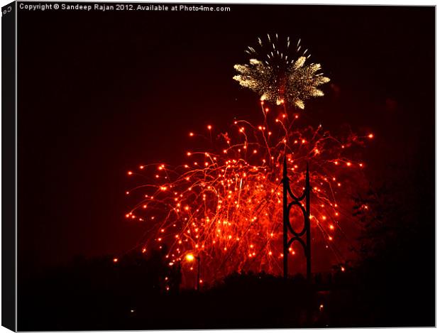 Celebrations Canvas Print by Sandeep Rajan