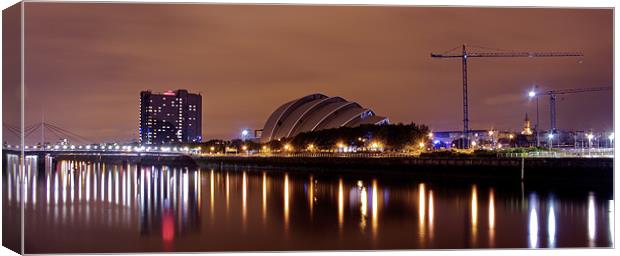 SECC Glasgow Clydeside Canvas Print by Nicola Garman