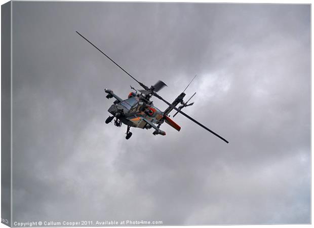 Apache Wing over Canvas Print by Callum Cooper