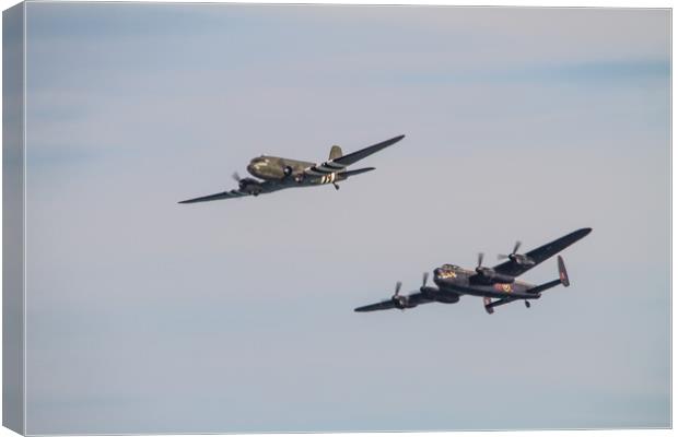 Gladiators of the Sky Canvas Print by Images of Devon