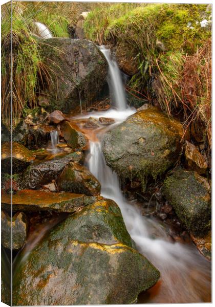 White water and rocks Canvas Print by Images of Devon