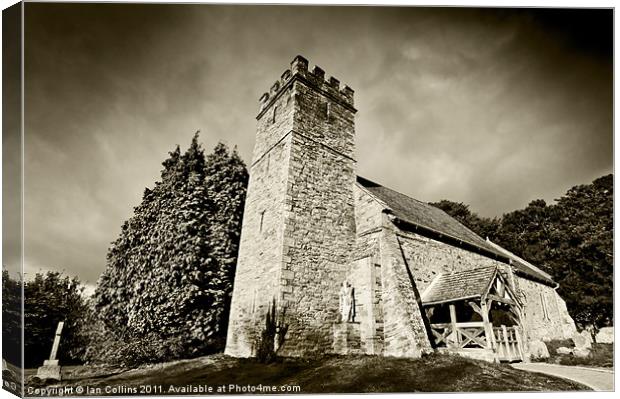 Bridge Sollars Church Canvas Print by Ian Collins