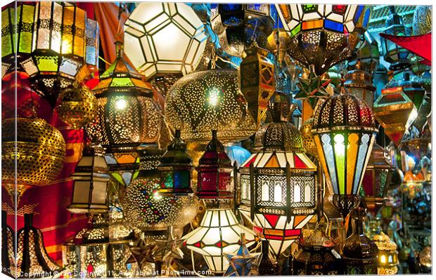 Morocco Lamps Canvas Print by Ian Collins