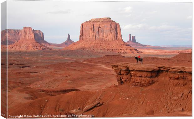 Monument Valley Canvas Print by Ian Collins