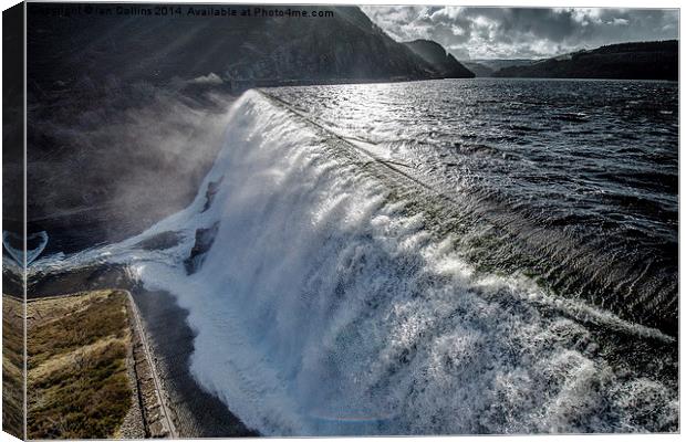 Caban Coch Dam Canvas Print by Ian Collins