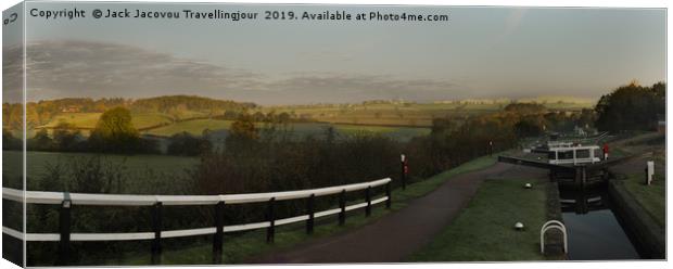 Gumley panoramic view  Canvas Print by Jack Jacovou Travellingjour