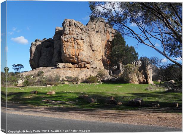Mount Arapiles National Park Canvas Print by Judy Potter