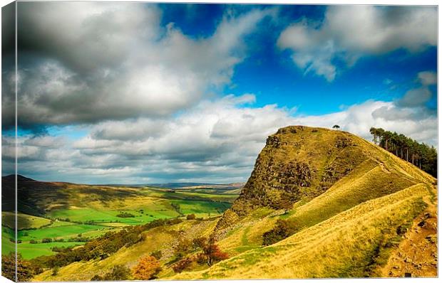 Back Tor Peak District Canvas Print by Angela Wallace
