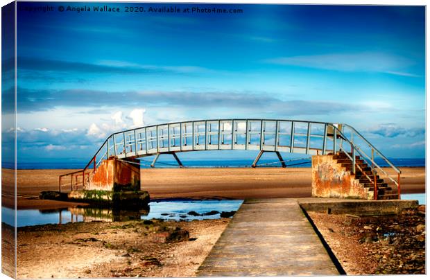 The Bridge to Nowhere Canvas Print by Angela Wallace