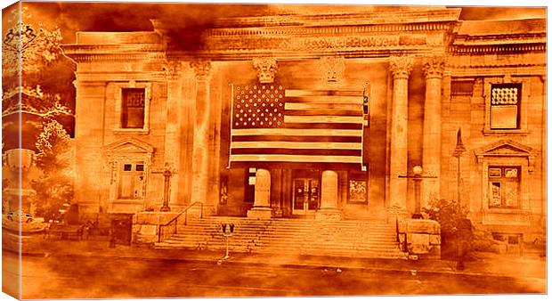 THE OLD COURTHOUSE Canvas Print by Robert Happersberg