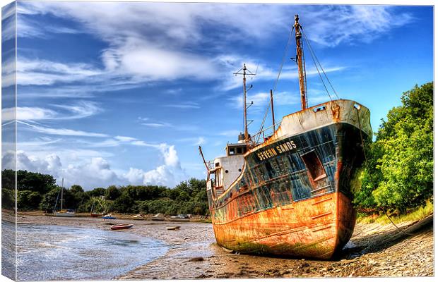 River Taw North Devon Canvas Print by Dave Wilkinson North Devon Ph