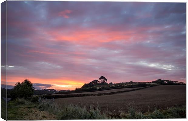 North Devon sunrise Canvas Print by Dave Wilkinson North Devon Ph