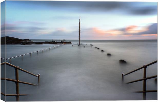  Ilfracombe Pier sunrise Canvas Print by Dave Wilkinson North Devon Ph