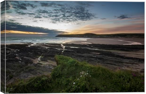 Croyde Bay North Devon Canvas Print by Dave Wilkinson North Devon Ph