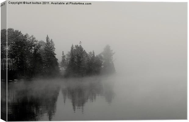 Morning Mist Canvas Print by kurt bolton