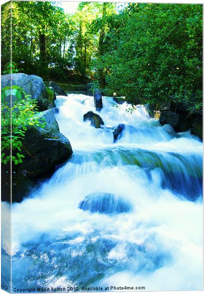 White Water Canvas Print by kurt bolton