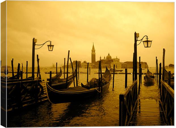 Venice at Dusk Canvas Print by Ed Harrison