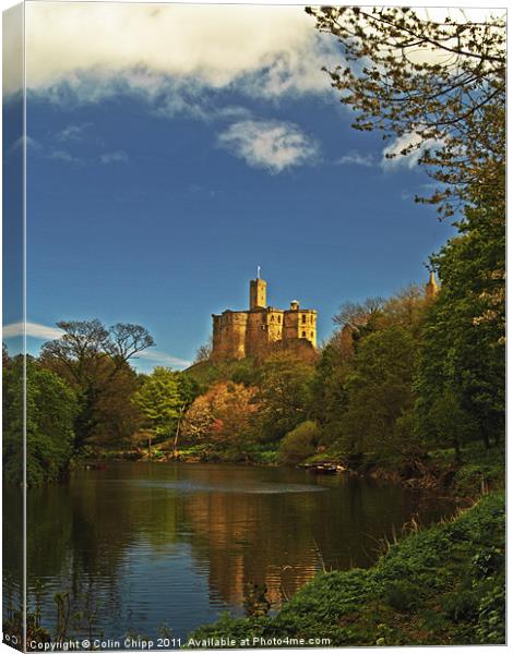 Warkworth Castle Canvas Print by Colin Chipp