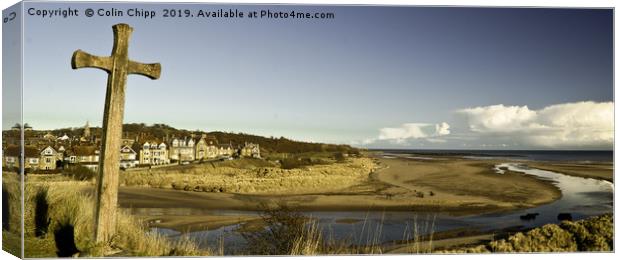 Alnmouth Church Hill Canvas Print by Colin Chipp