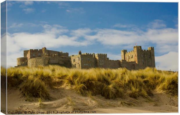 Sand castle Canvas Print by Colin Chipp