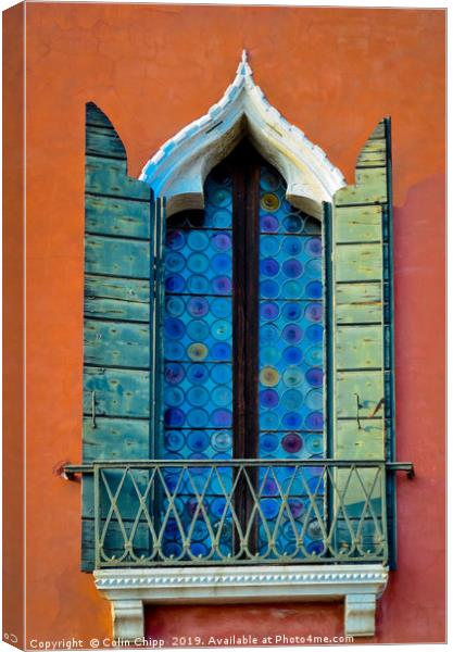 Venetian window Canvas Print by Colin Chipp