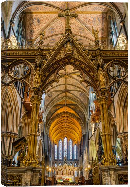 Golden altar Canvas Print by Colin Chipp
