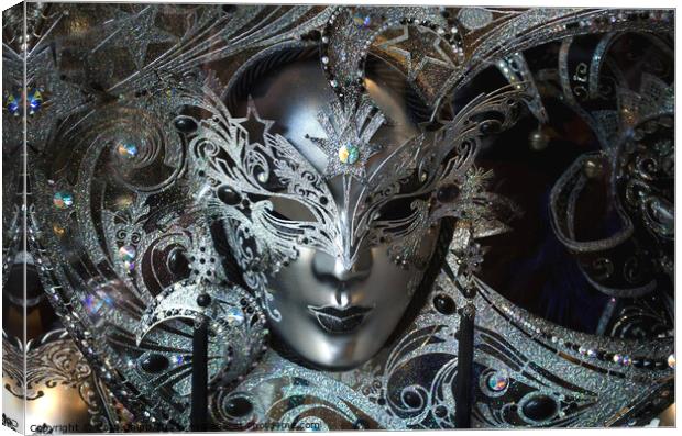 Venetian mask Canvas Print by Colin Chipp