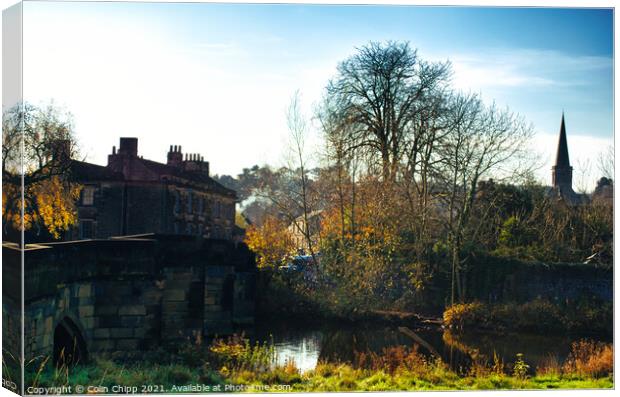 Autumn in Bakewell Canvas Print by Colin Chipp