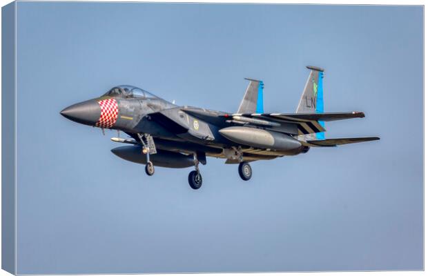 F-15C Eagle Canvas Print by Derek Beattie