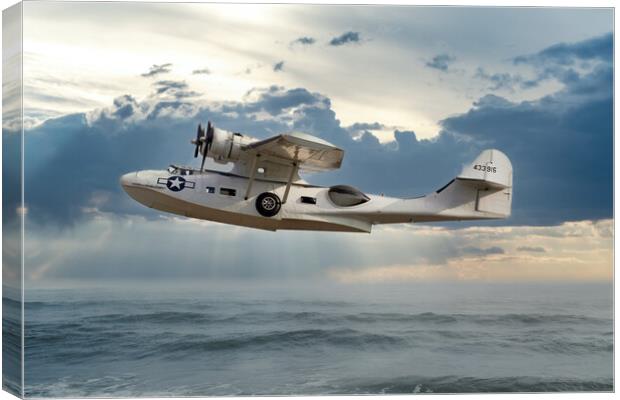 Catalina Ocean Patrol Canvas Print by Derek Beattie