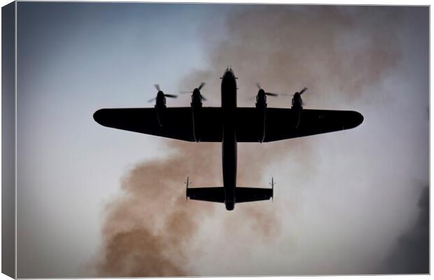 Lancaster Job Done Canvas Print by Derek Beattie