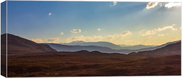 Scottish Mountain Landscape Canvas Print by Derek Beattie