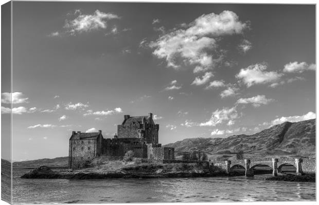 Eilean Donan Castle Scotland. Canvas Print by Derek Beattie