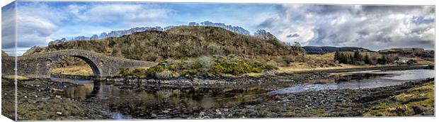 Bridge Over The Atlantic Panorama Canvas Print by Derek Beattie