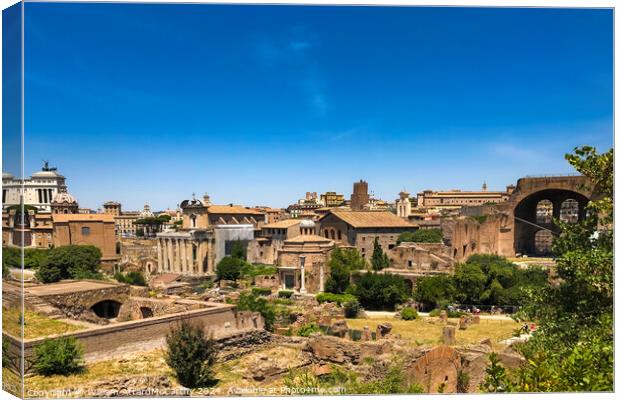 Forum Vista Canvas Print by William AttardMcCarthy