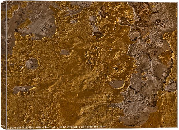 Flaking Plaster Canvas Print by William AttardMcCarthy