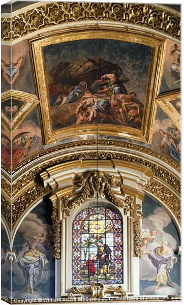 Mdina Cathedral Canvas Print by William AttardMcCarthy