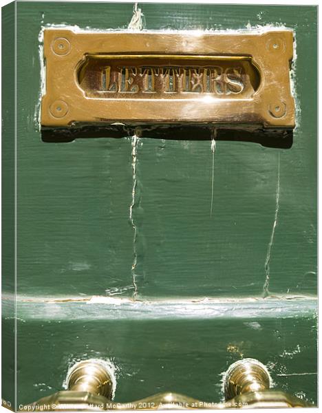 Letterbox Canvas Print by William AttardMcCarthy