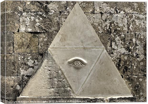 Eye of Providence Canvas Print by William AttardMcCarthy