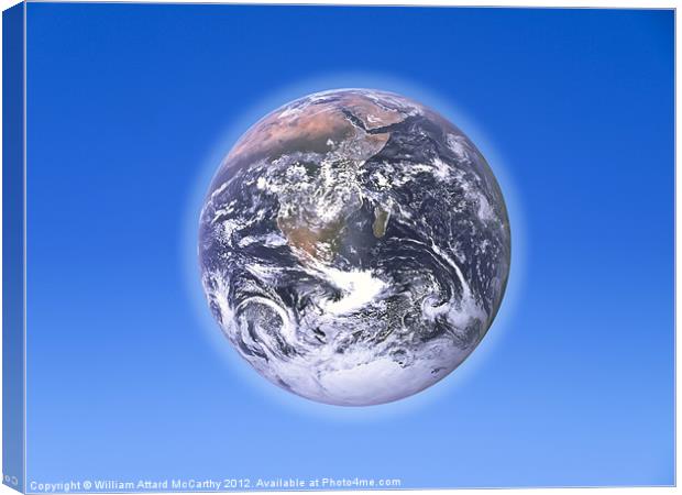 Save the Earth Canvas Print by William AttardMcCarthy