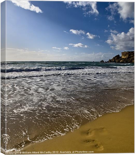 Golden Sands Canvas Print by William AttardMcCarthy