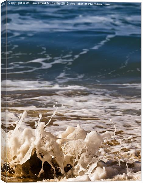 Surf Ashore Canvas Print by William AttardMcCarthy