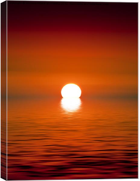 Golden Sunset Canvas Print by William AttardMcCarthy