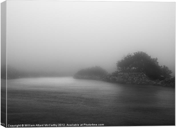 The Fog Canvas Print by William AttardMcCarthy