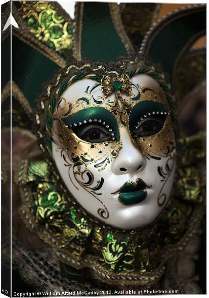 Malta Carnival Canvas Print by William AttardMcCarthy