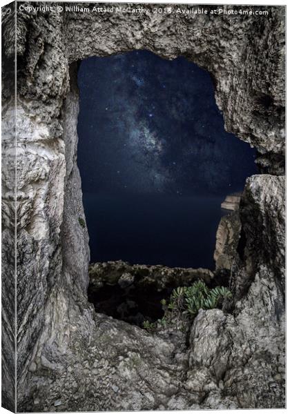 Window to the Skies Canvas Print by William AttardMcCarthy