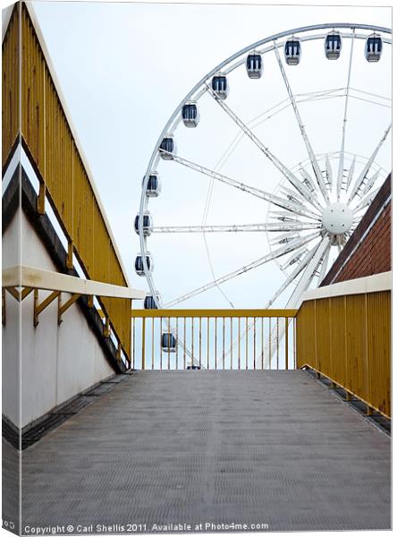 Weston wheel Canvas Print by Carl Shellis