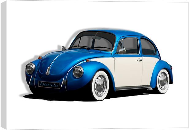 Volkswagen beetle Canvas Print by Carl Shellis