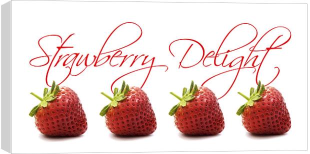 Strawberry Delight Canvas Print by Natalie Kinnear